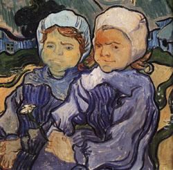 Vincent Van Gogh Two Little Girls France oil painting art